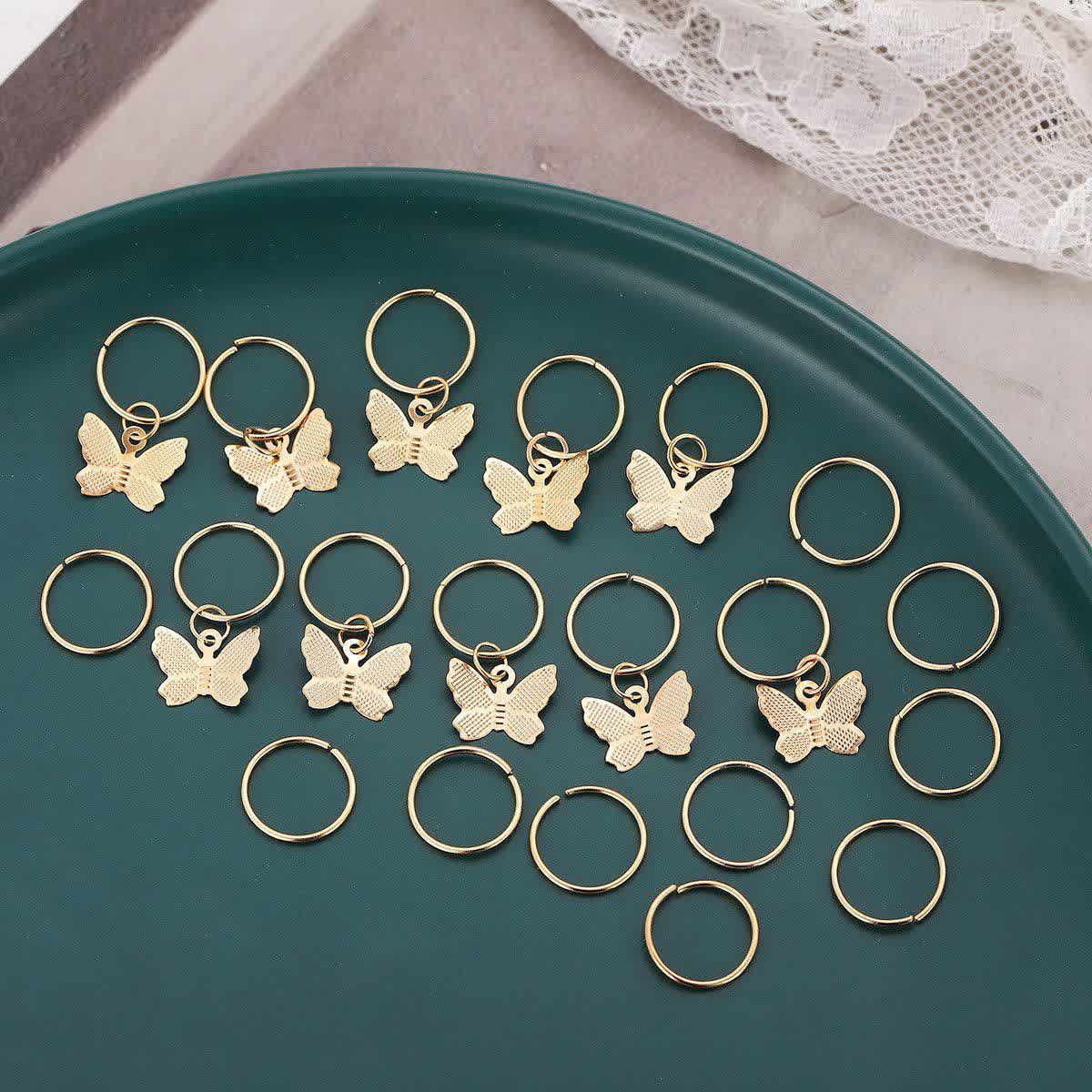 حلقه مو آویزدار – اکسسوری جذاب برای بافت مو