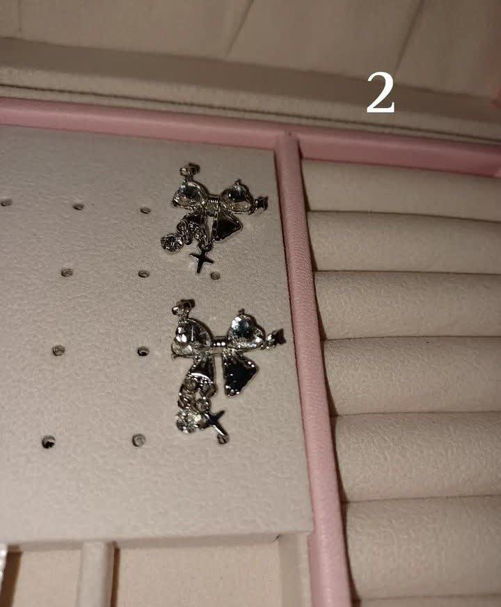 گوشواره پروانهای نگیندار زنانه | شیک، خاص و پینترستی - Image 3