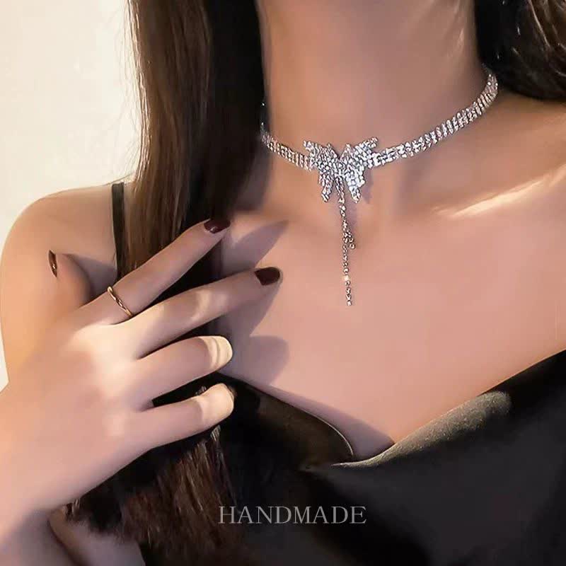 چوکر نگینی استیل ضد حساسیت - Image 8