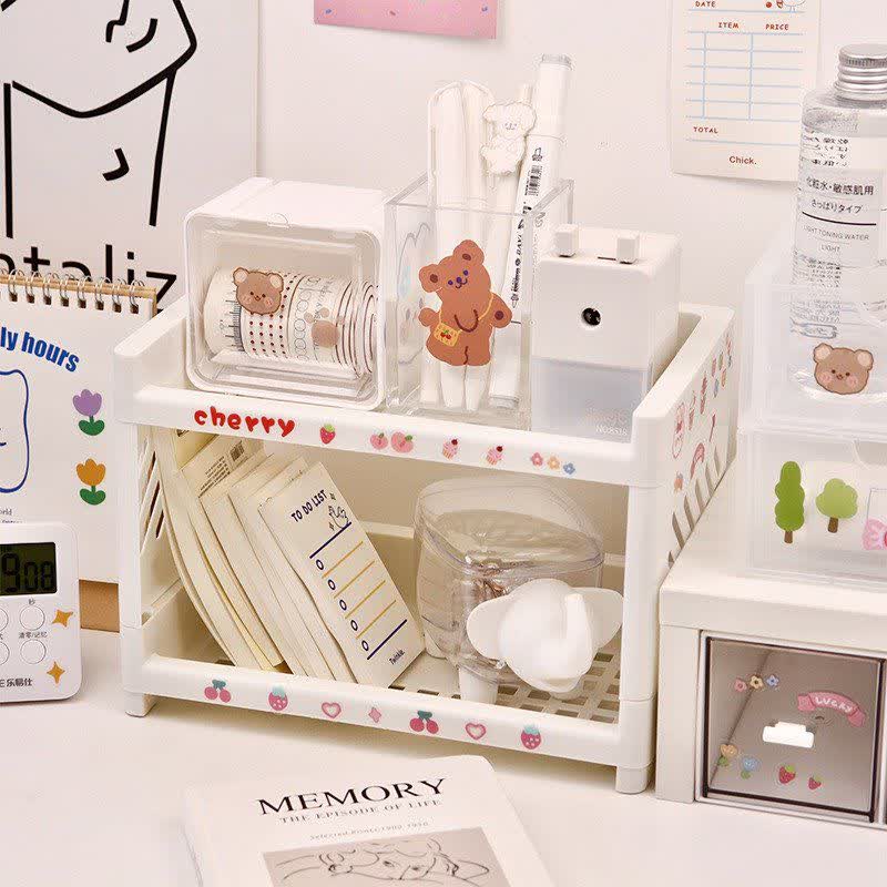 قفسه نظم دهنده رومیزی | قفسه نظم دهنده دو طبقه - Image 5