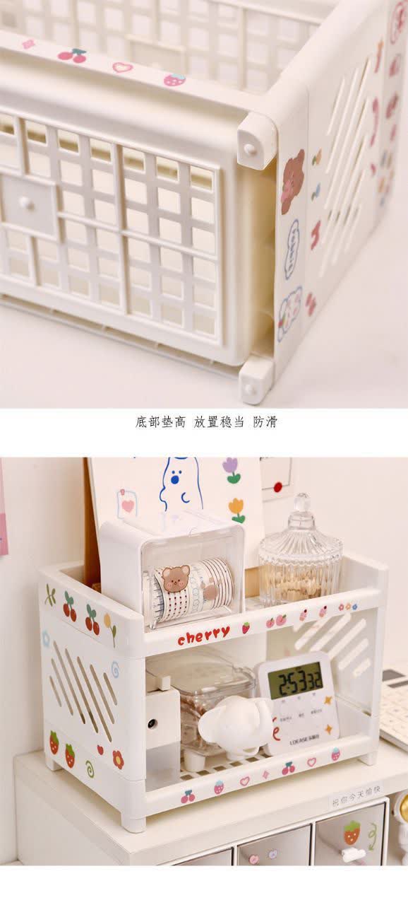 قفسه نظم دهنده رومیزی | قفسه نظم دهنده دو طبقه - Image 3