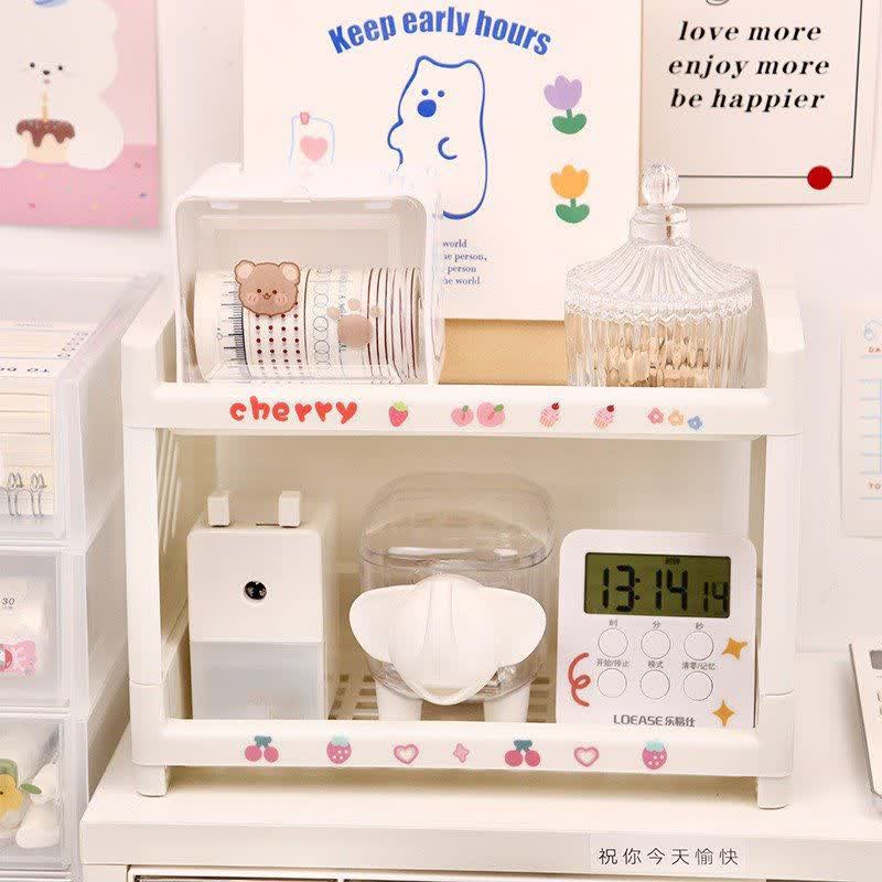 قفسه نظم دهنده رومیزی | قفسه نظم دهنده دو طبقه - Image 4