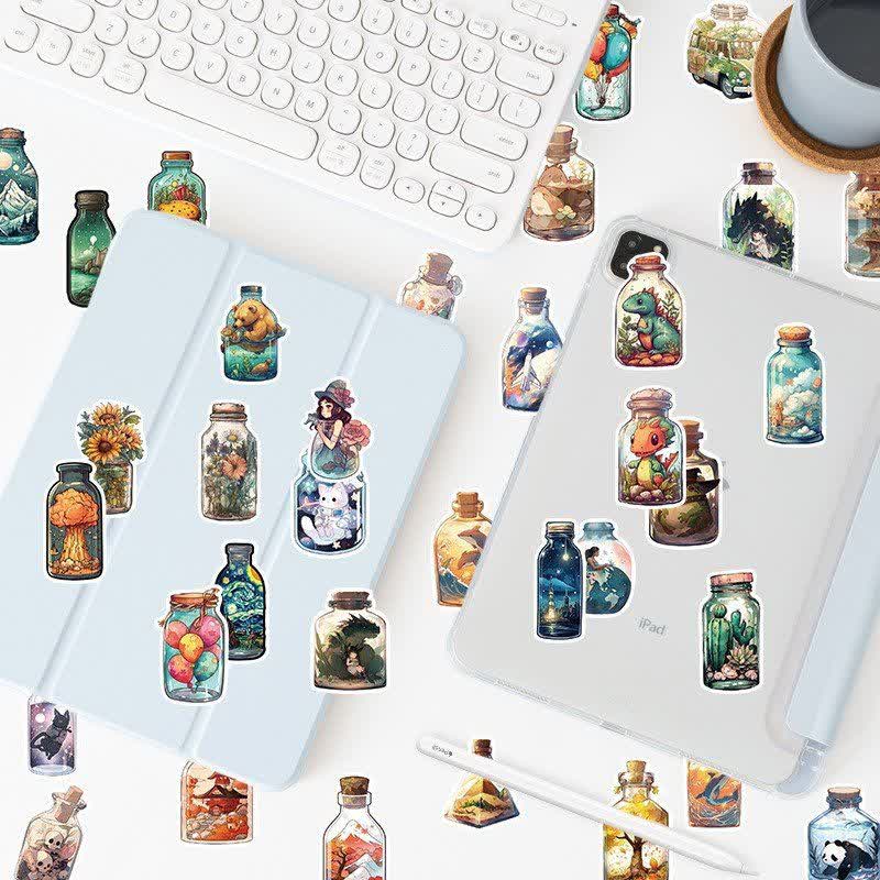 پک استیکر بطریهای جادویی ۱۰۰ تایی - Image 3