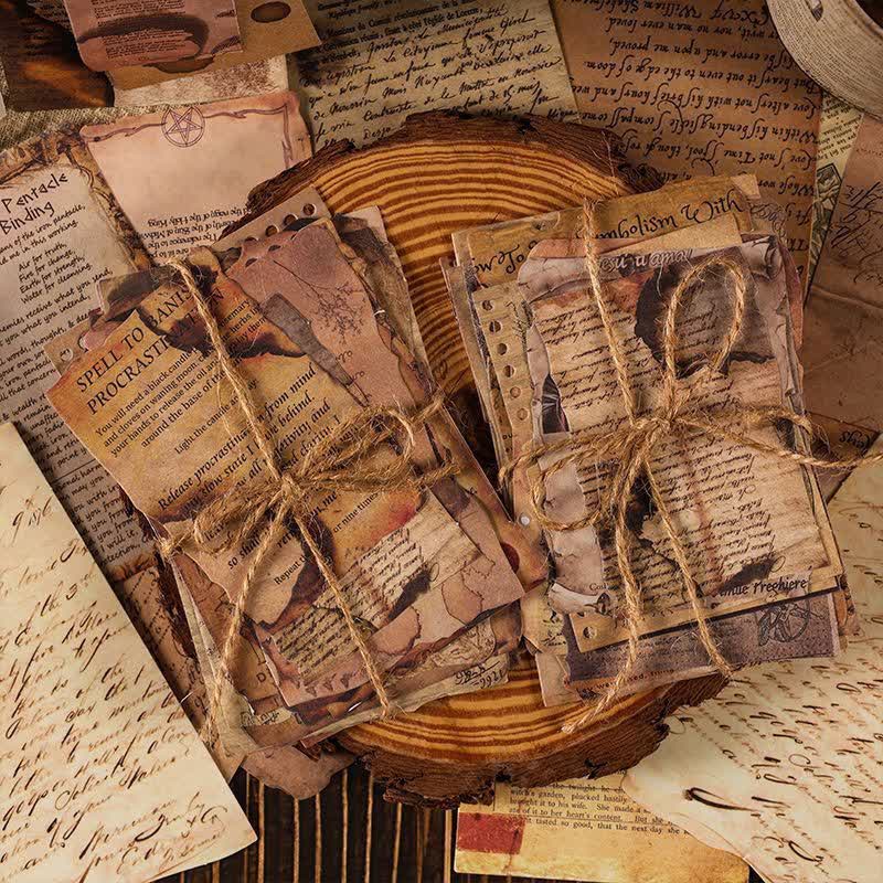 پک کاغذ وینتیج ۳۰ تایی | پک کاغذ ژورنالینگ - Image 4