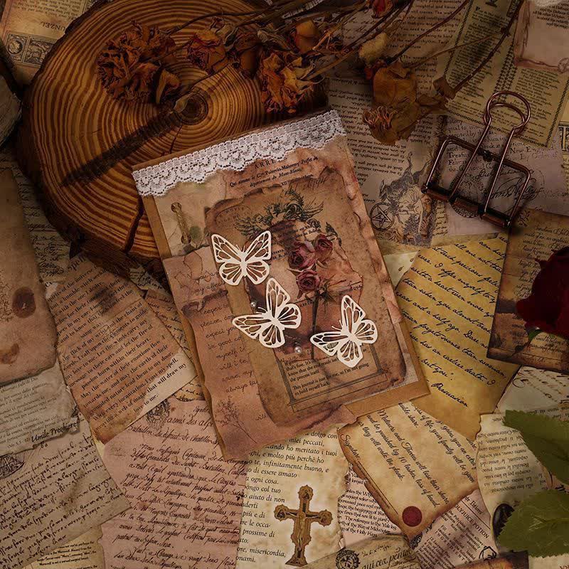 پک کاغذ وینتیج ۳۰ تایی | پک کاغذ ژورنالینگ - Image 5