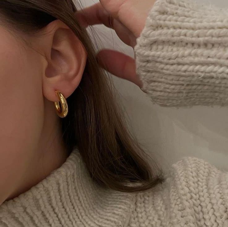 گوشواره حلقه‌ای چانکی ژوپینگ اصل |  ضدحساسیت